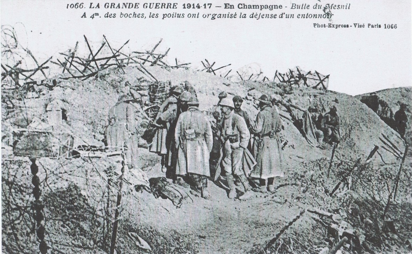 La Butte du Mesnil pendant la Grande Guerre