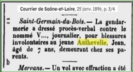 Coupure de presse concernant Jean Authevel