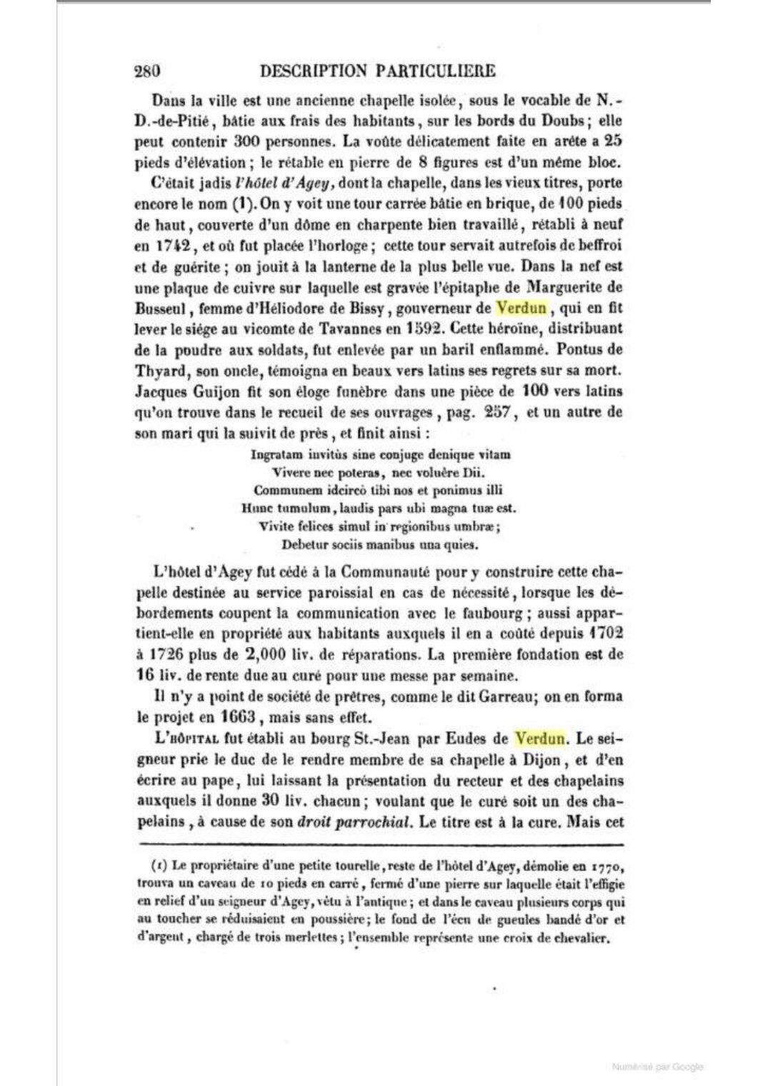 Page 280 de la description de Verdun